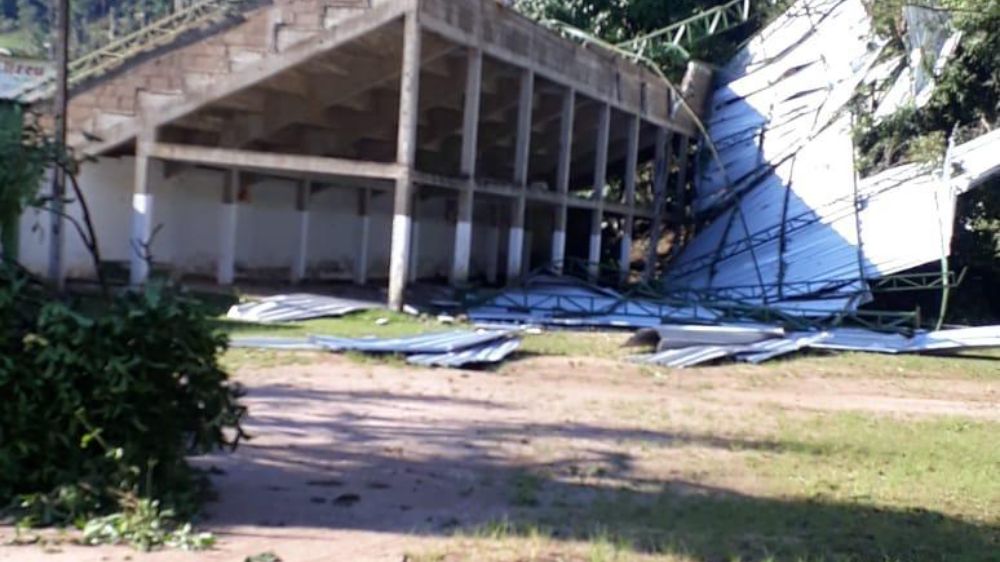 Situação do Clube Apollo XIII em Marechal Floriano - ES após tempestade