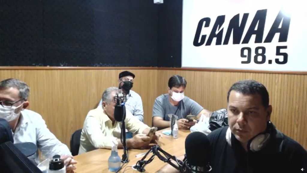 Foto reprodução da entrevista do Dr. Manato na Rádio Canaã