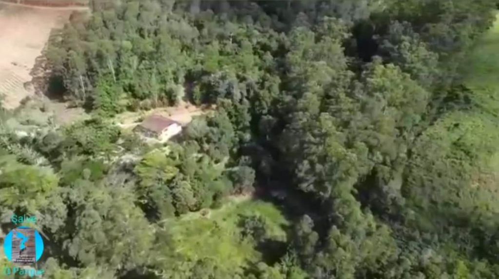 A área doada pelo Estado ao Sesc tem 100 mil m2 e possui trechos de floresta que rodeiam a antiga casa do governador. Foto: Reprodução/Vídeo