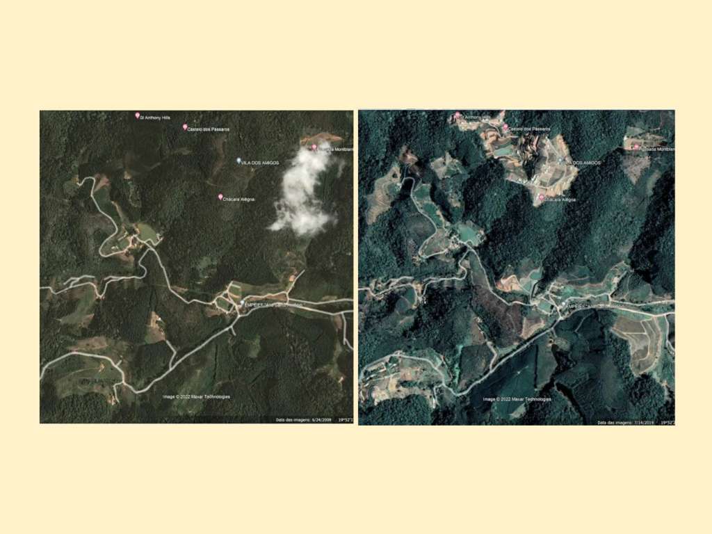 Imagem Google Earth 2009/2019