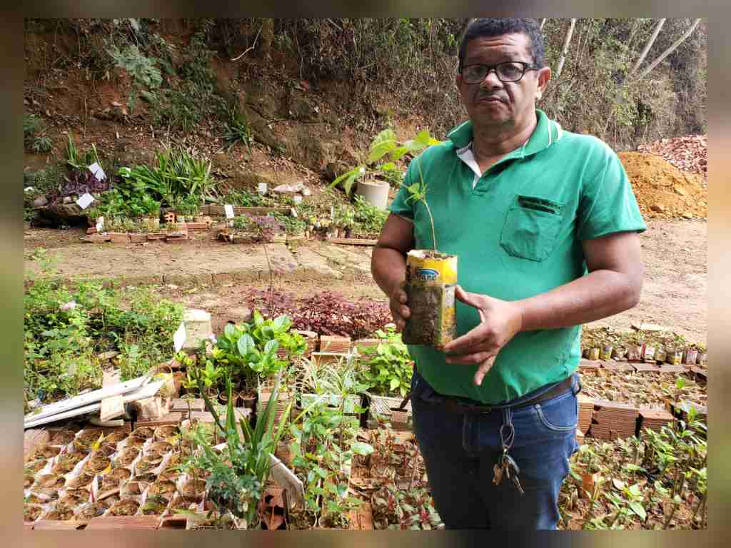 Biólogo José Carlos Lima no Projeto Florescer